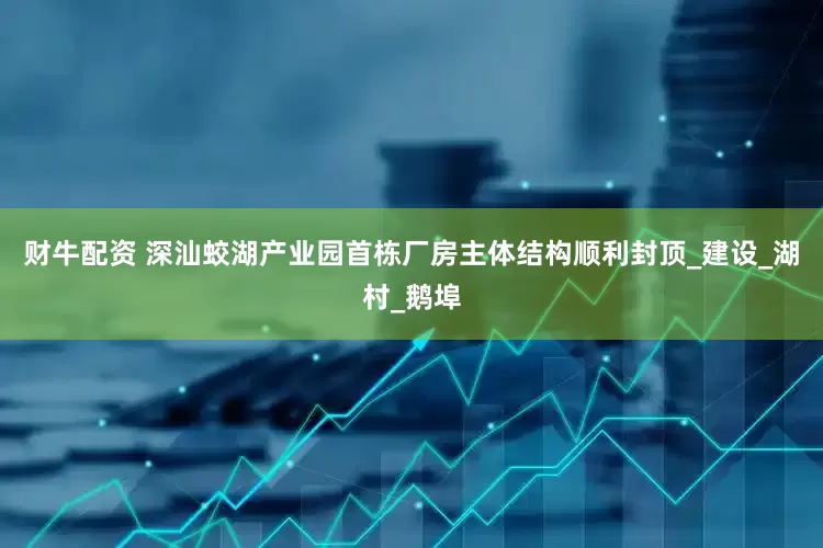 财牛配资 深汕蛟湖产业园首栋厂房主体结构顺利封顶_建设_湖村_鹅埠